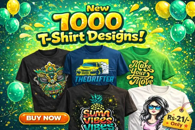 1000 BRAND-NEW T-Shirt Designs