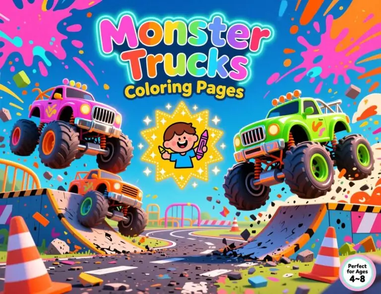 Monster Trucks Coloring Pages