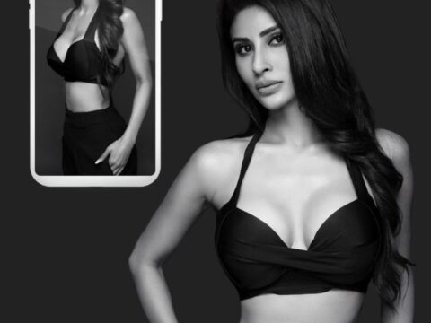 Mouni in B&W Poster