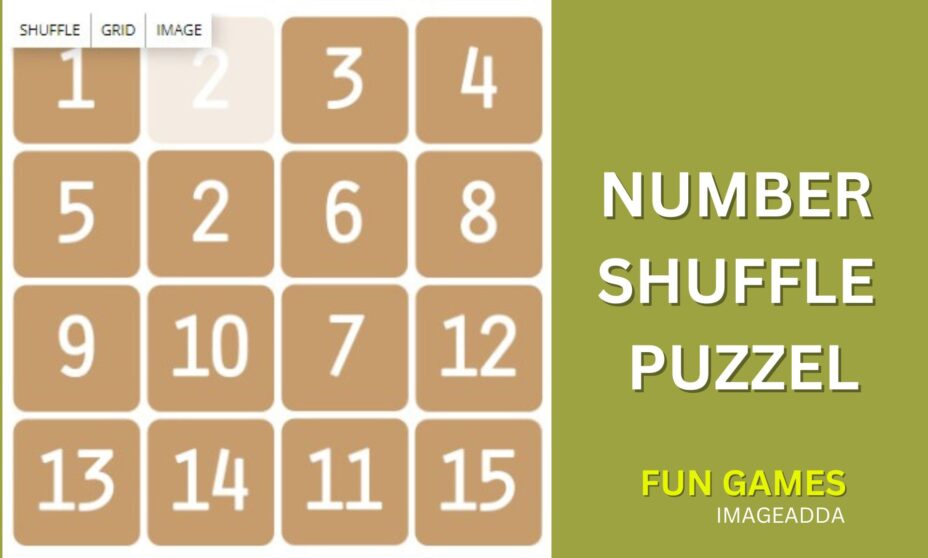 NUMBER SHUFFLE PUZZEL
