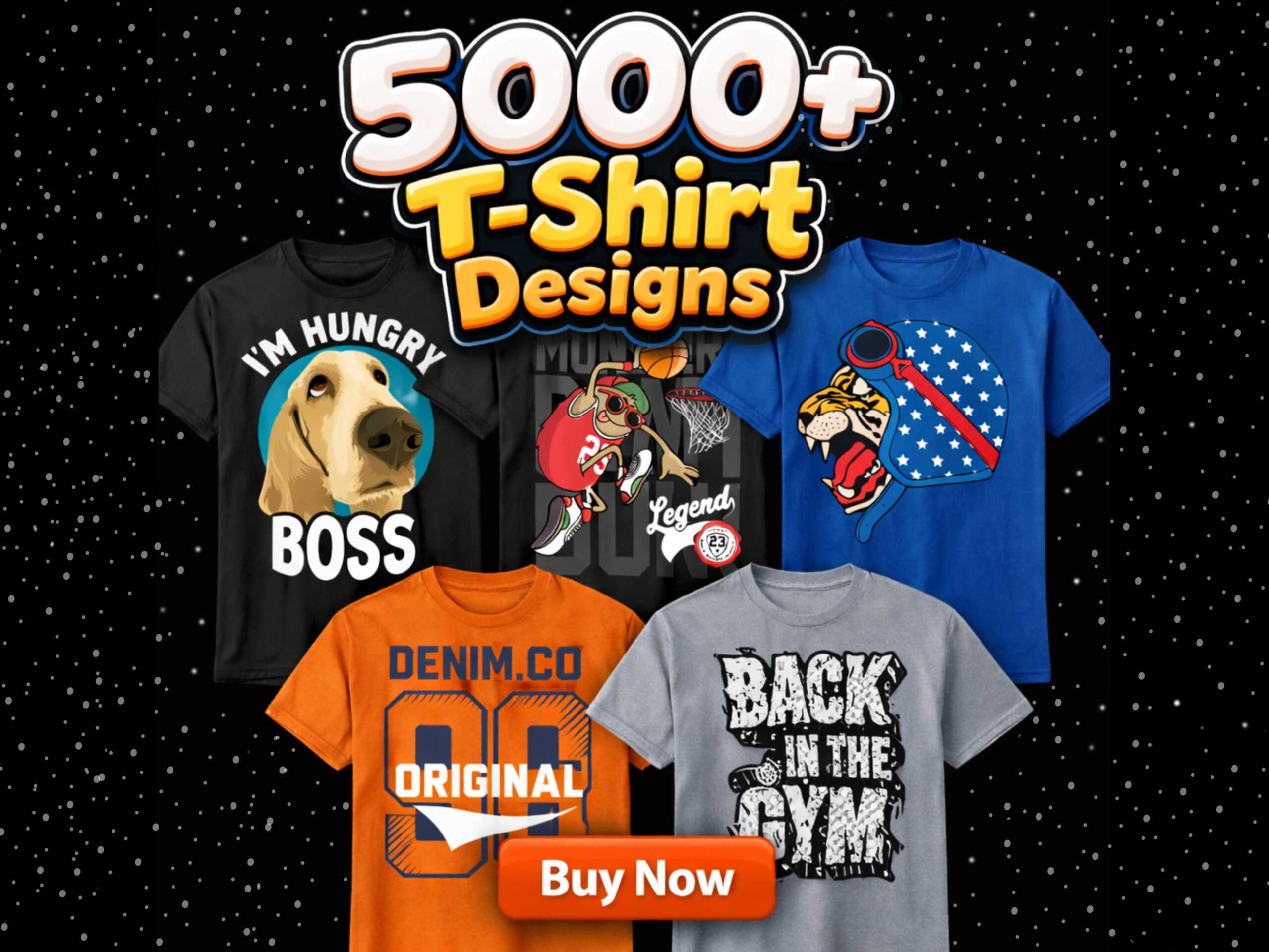 NEW! 5000+ UNLIMITED T-SHIRT DESIGNS – ONLY Rs. 49/-!