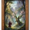 Enchanted Guardian of the Forgotten Grove: Digital Fantasy Wall Art Print (Instant Download) - Image 3