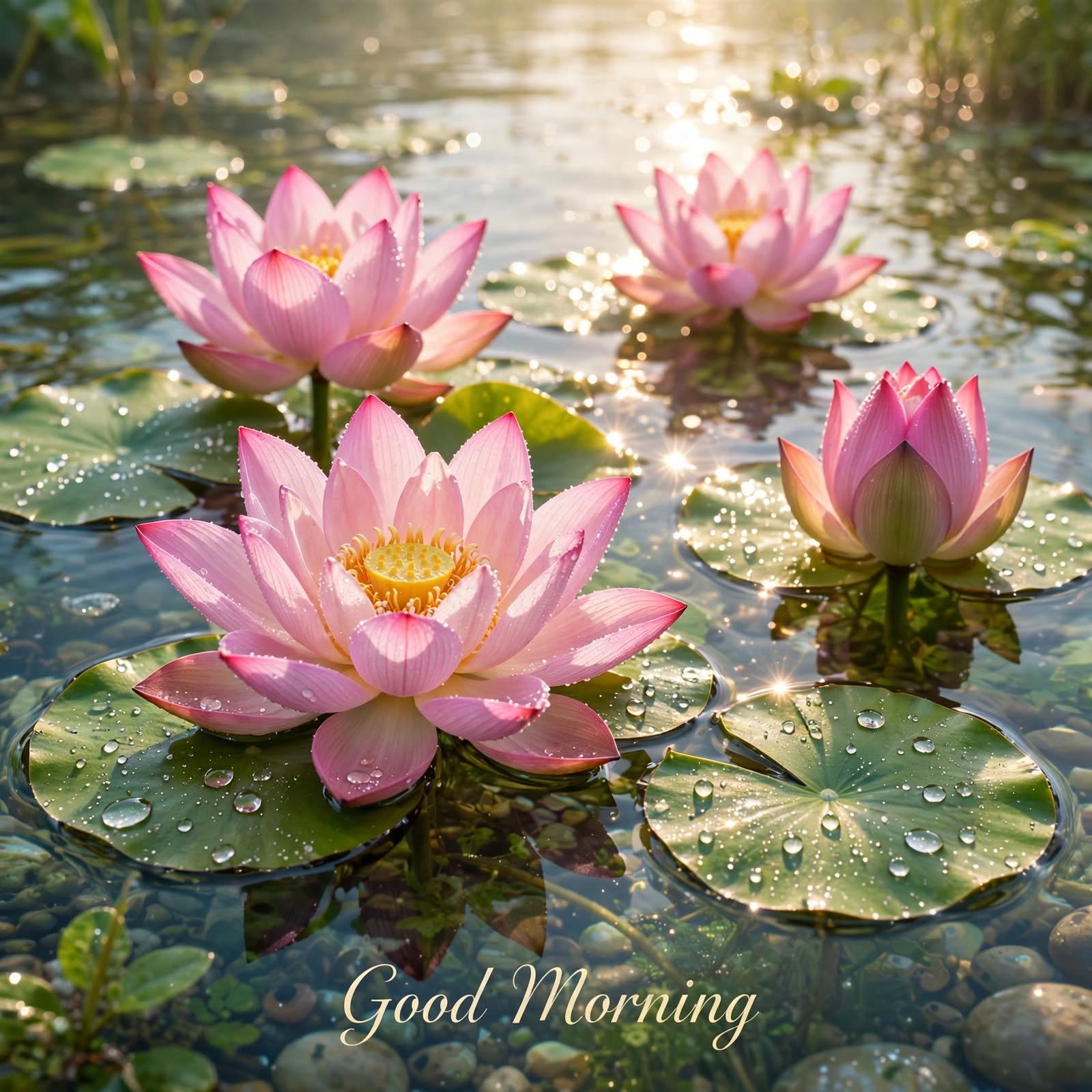ultra-fresh-pink-lotus-flowers-in-crystal-clear-wa